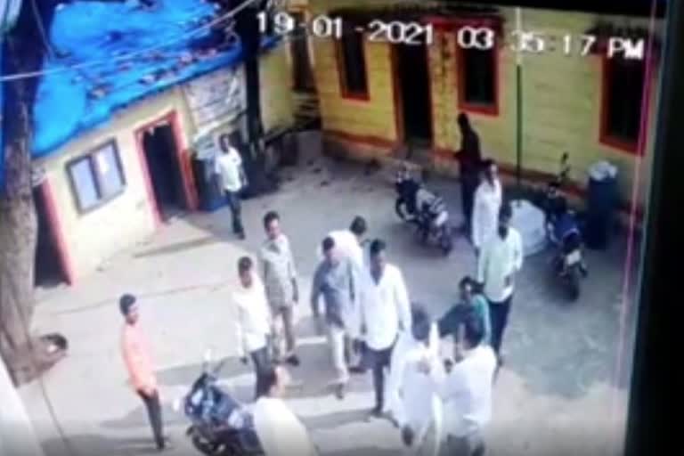 Assault on municipal chief: visual of assault is captured in CCTV