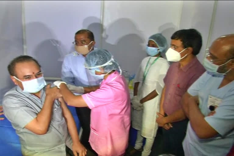 first covid vaccination in private hospitals in vijayawad