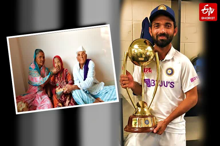 celebration  in the village of Ajinkya Rahane after the historic win in australia