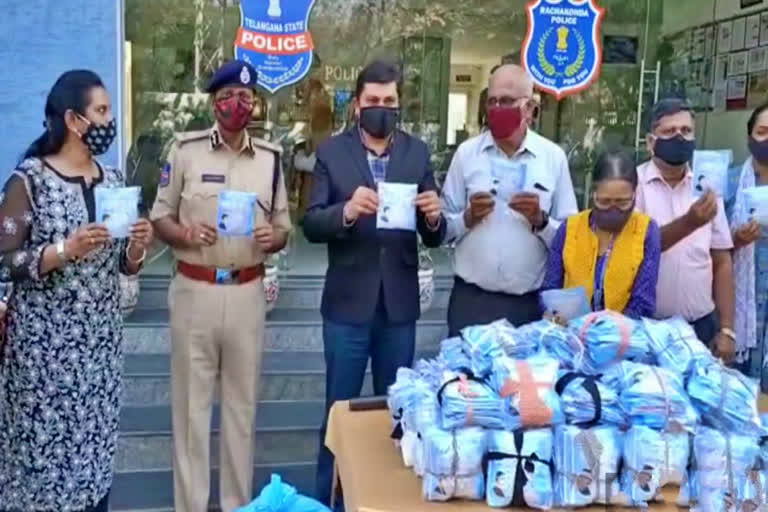 rachakonda cp mahesh bhagawath mask distribution