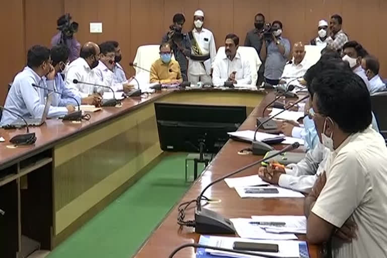 chief secretary krishnababu review on land acquisition