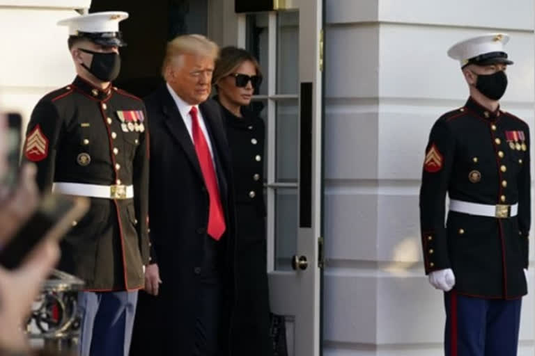 Inauguration Day: Trump leaves White House for the last time