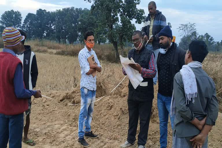 fake land acquisition in korba