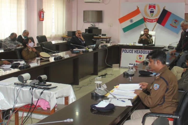 DGP MV Rao took review meeting