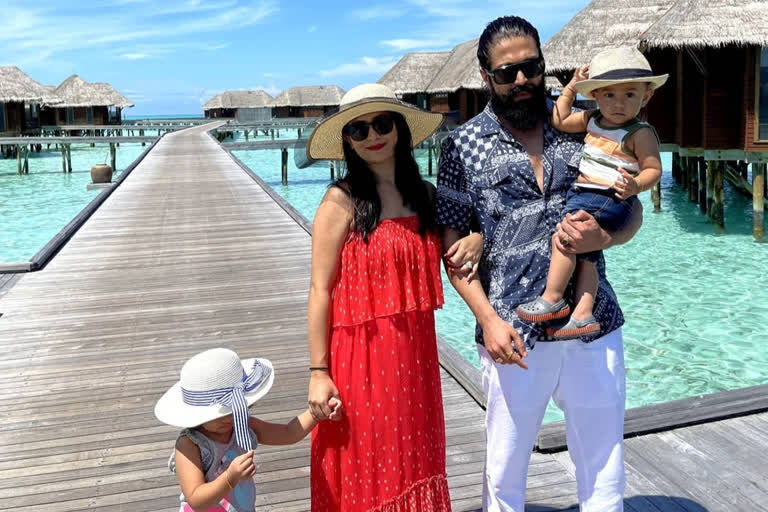 KGF Actor Yash Is Vacationing With His Family In Maldives