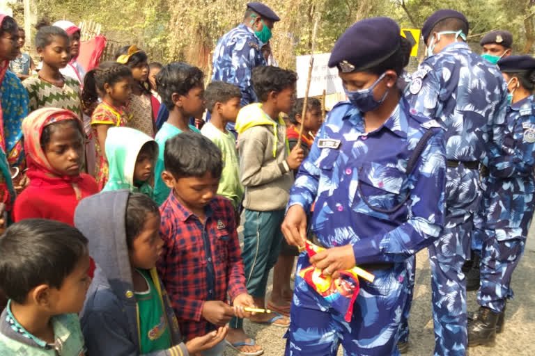 Raf soldiers Beti Bachao Beti Padhao campaign