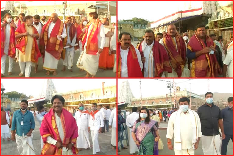 Celebrities visited Thirumala Srivastava