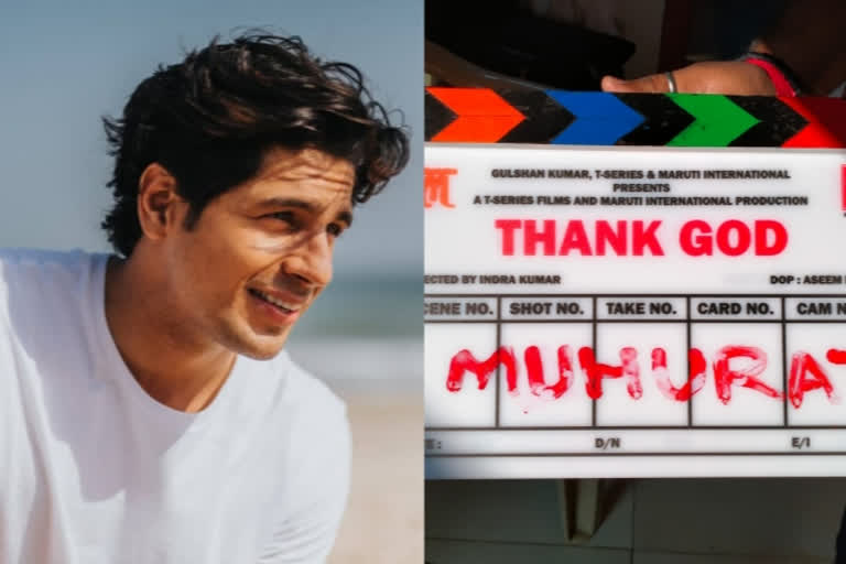 Sidharth Malhotra begins shoot for Thank God