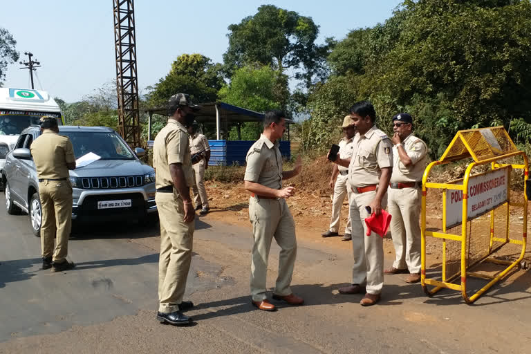 Police tight security in Belgaum border