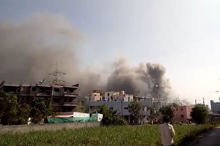 Fire breaks out at Terminal 1 gate of Serum Institute of India in Pune.