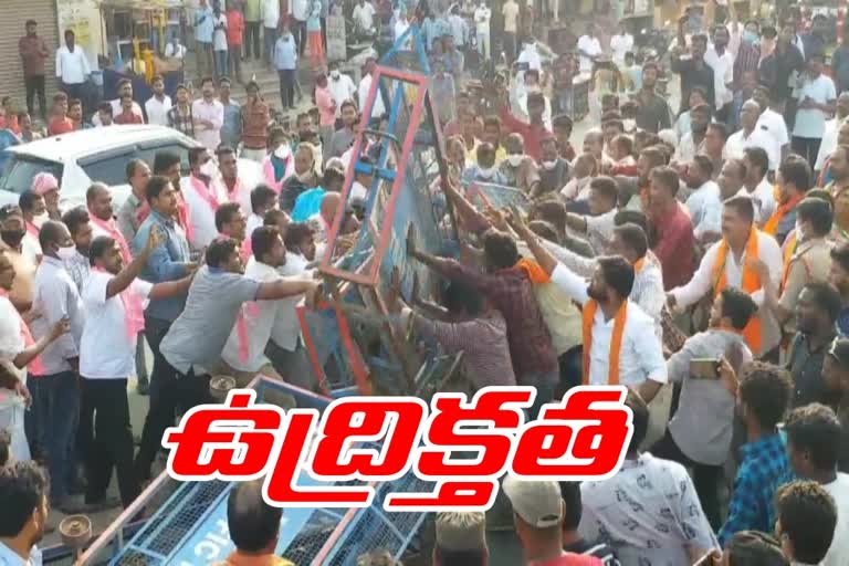 tension situation at metpally in jagityal district
