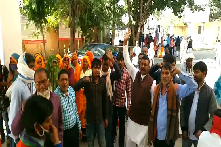 All society protest in karauli,सर्व समाज का करौली में प्रदर्शन