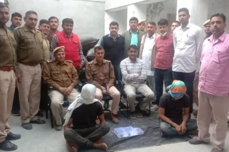 crooks arrested with 470 kg Doda post , पाली के बदमाश बाड़मेर में गिरफ्तार