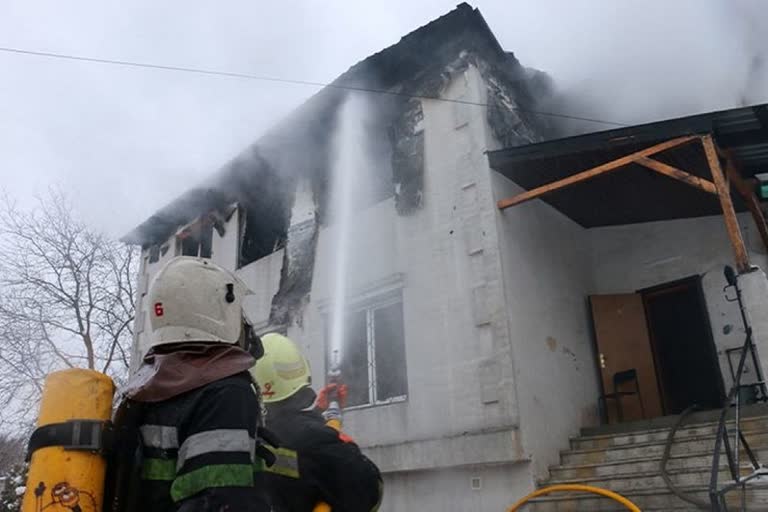 Ukraine nursing home fire