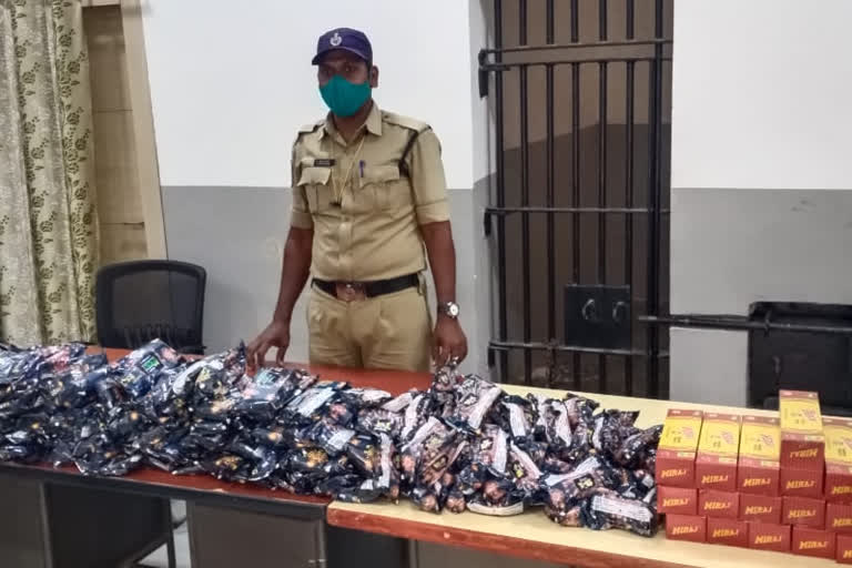 gutkha seized by police at jakler village makthal makthal in narayanpet district