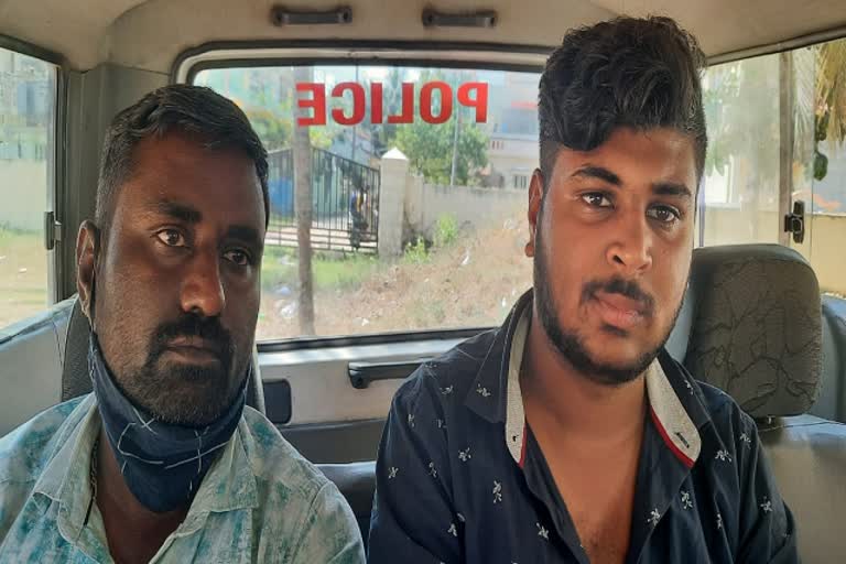 theft case of mandya; 2 are arrested !