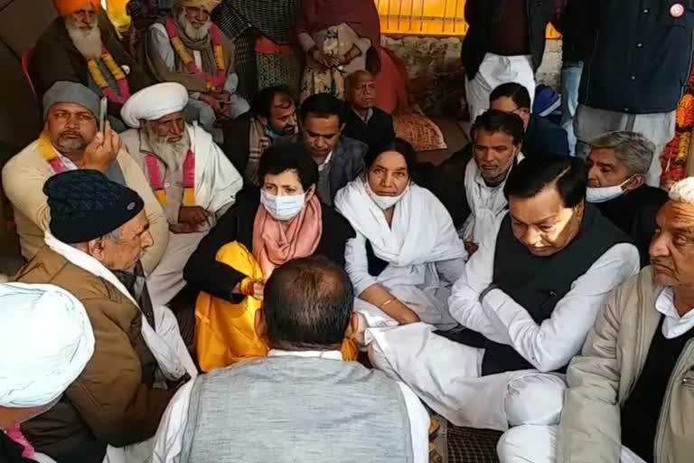 fatehabad kumari selja met farmers