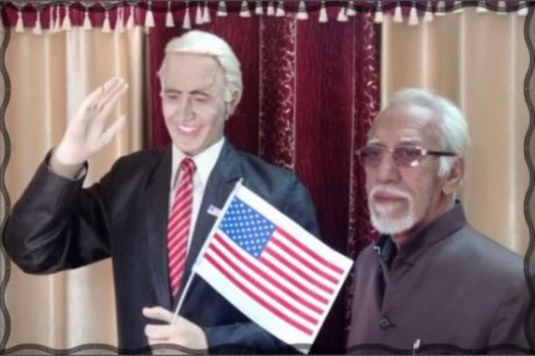 A sculptor from Ludhiana has created a wax statue of US President Joe Biden