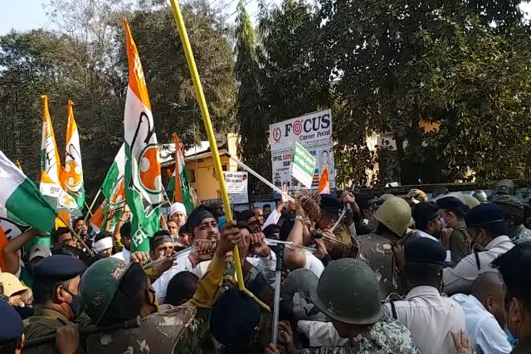 youth congress protest