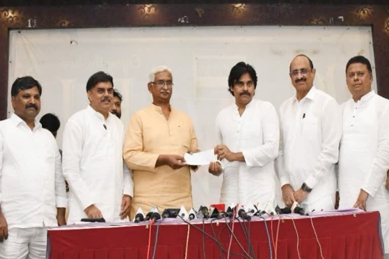 Jana Sena Party president Pawan Kalyan