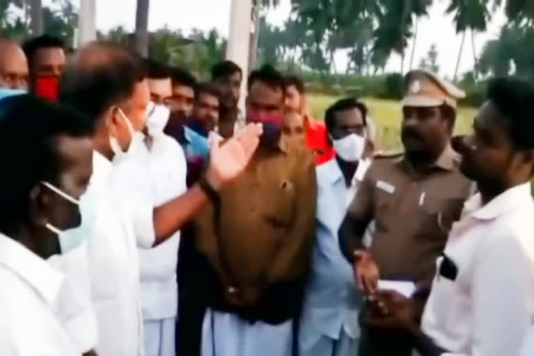 மாவட்ட திமுக பொறுப்பாளர் செல்வகணபதி குற்றச்சாட்டு