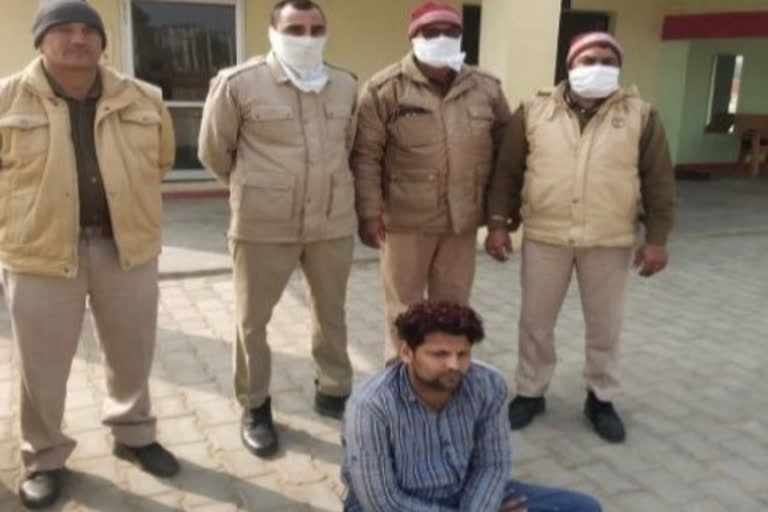 hanumangarh police action, आरोपी जावेद खान गिरफ्तार