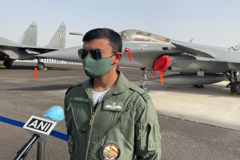 Indian Air Force’s Rafale fighter jet pilot Squadron Leader