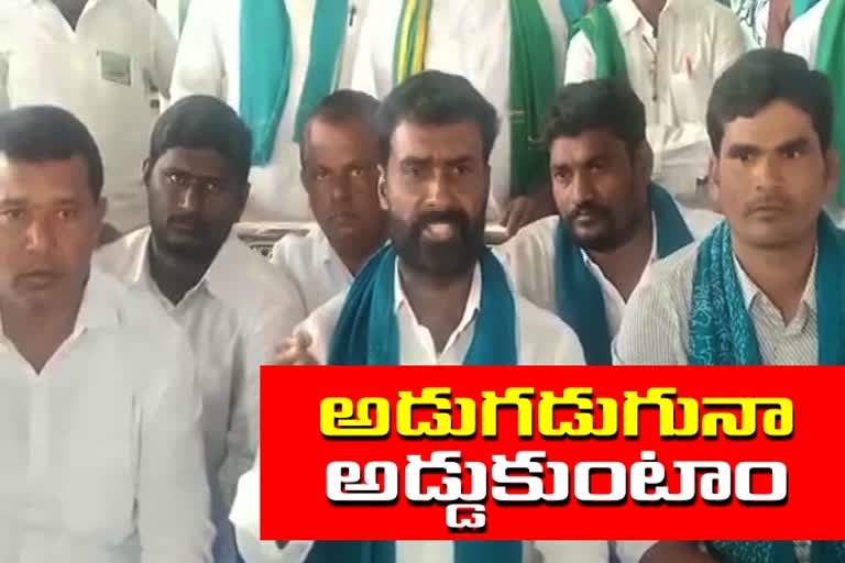 nizamabad pasupu farmers warning to mp arvind