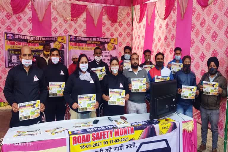 road safety campaign sirmour