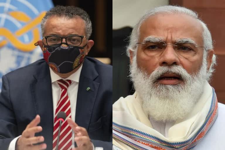 WHO chief lauds India, PM Modi for support to global Covid-19 response