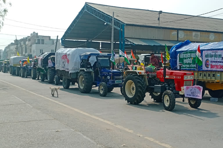 tractor parade farmers ghula cheeka