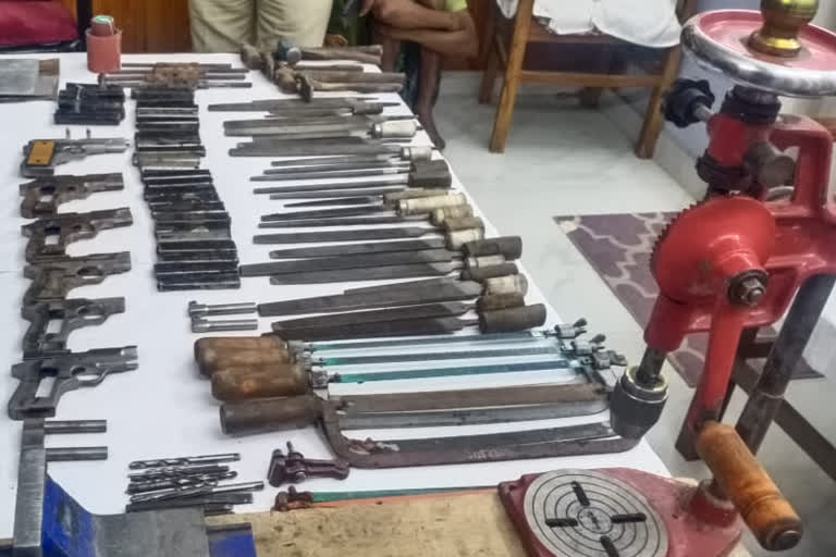 before vote Lalbazar found arms factory at Kaliach