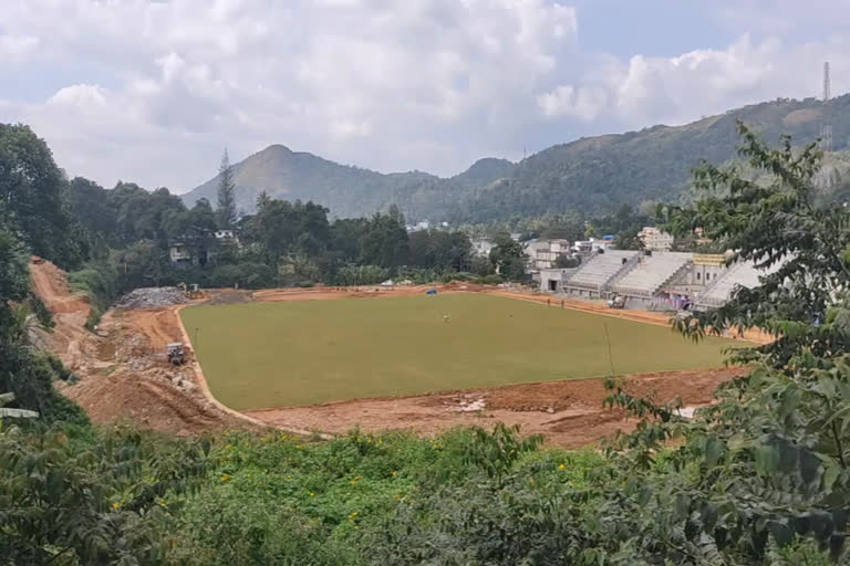 nedumkandam high alttitude athletic Stadium  നെടുങ്കണ്ടം അത്‌ലറ്റിക് സ്റ്റേഡിയം  പച്ചടി ഇന്‍ഡോര്‍ സ്‌റ്റേഡിയം  വൈദ്യുതി വകുപ്പ് മന്ത്രി എം.എം മണി  കെ.വി തോമസ് മാഷ് ഇന്‍ഡോര്‍ സ്‌റ്റേഡിയം