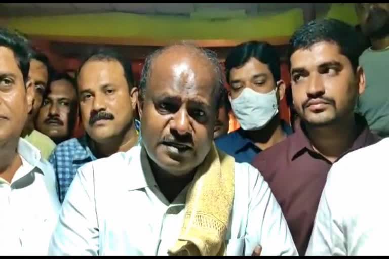 ex cm kumarswamy outrage against minister narayanagowda
