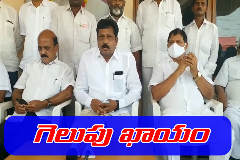 MP Badugula Lingaiah Yadav press meet in Tripuraram, Nalgonda district