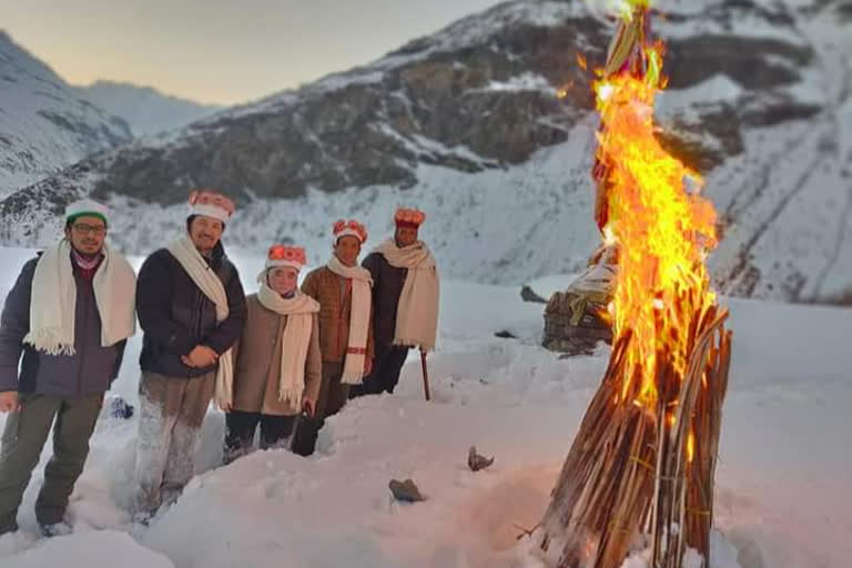 halda festival begins in Lahaul valley