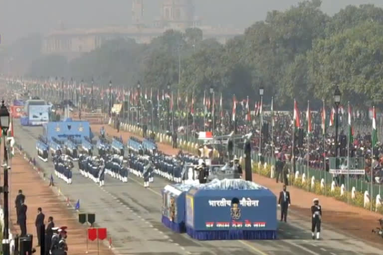 India showcases military might, cultural heritage at Republic Day parade on Rajpath