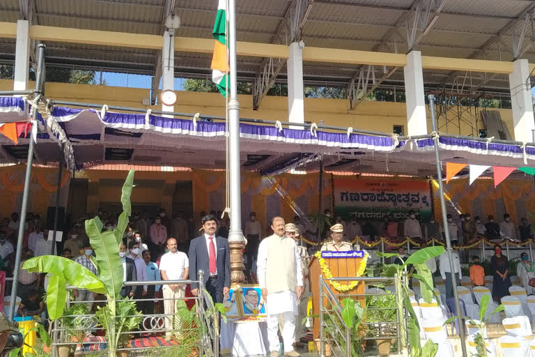 Republic day in Mandya