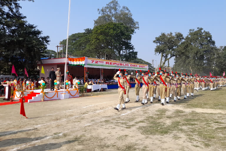 ধেমাজিত জিলা প্ৰশাসনৰ উদ্যোগত গণৰাজ্য দিৱস উদযাপন