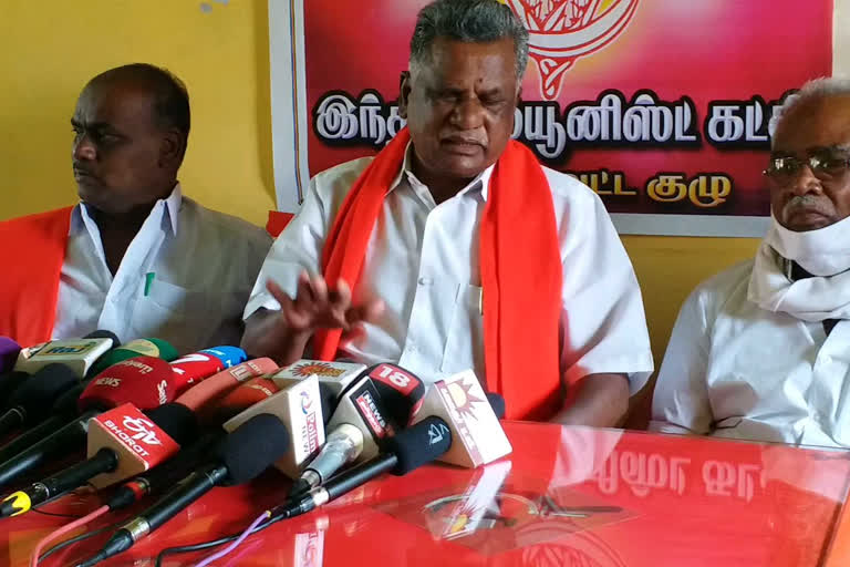 cpi mutharasan raised doubt on Sasikala hospital treatment