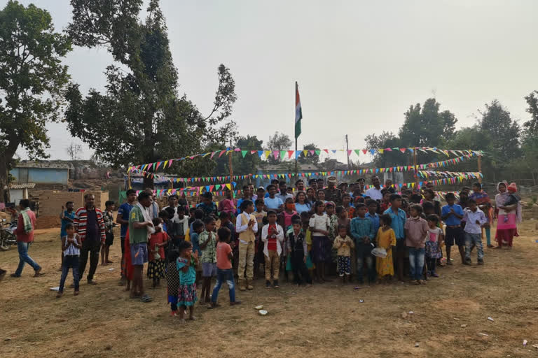 celebrates Republic Day with Naxalite-affected families