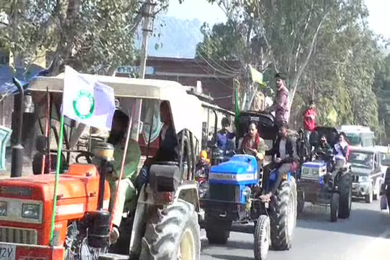 tractor rally in nalagarh