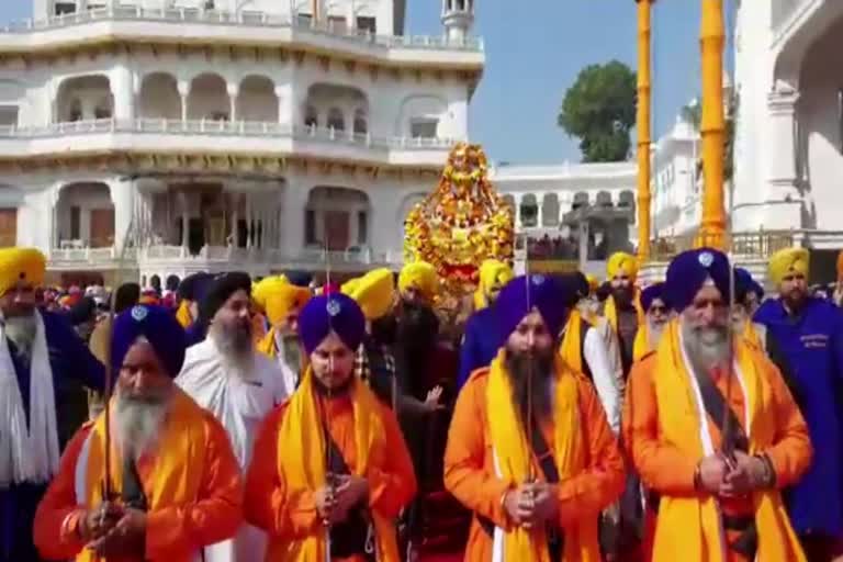 ਬਾਬਾ ਦੀਪ ਸਿੰਘ ਦੇ ਜਨਮ ਦਿਹਾੜੇ ਮੌਕੇ ਅਕਾਲ ਤਖ਼ਤ ਸਾਹਿਬ ਤੋਂ ਸਜਾਇਆ ਨਗਰ ਕੀਰਤਨ