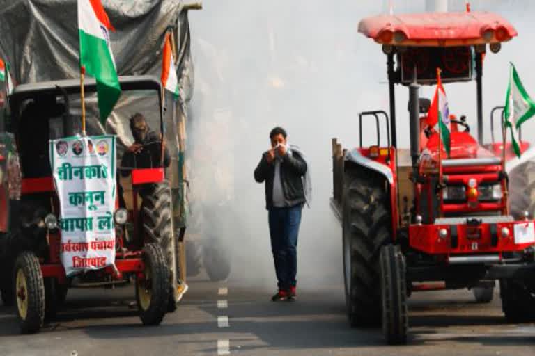 farmers protest