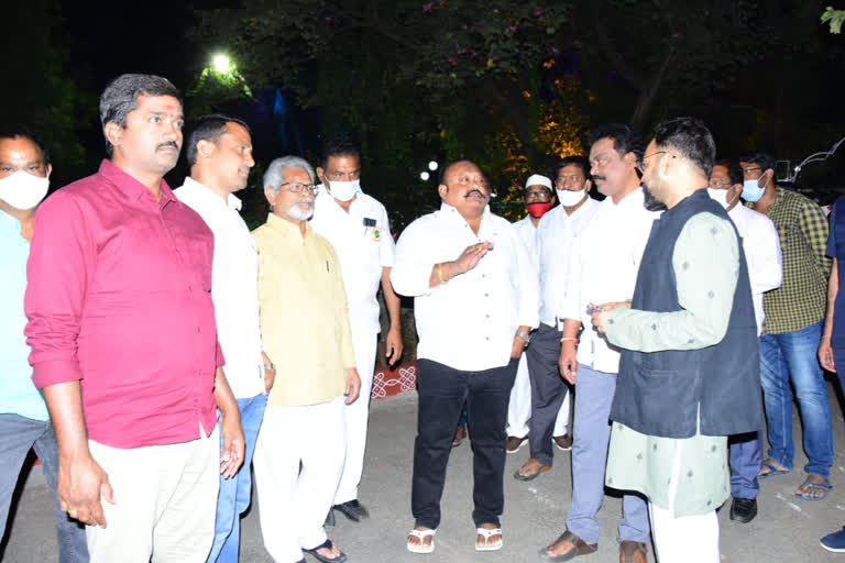 party in residence of Karimnagar Collector Shashanka