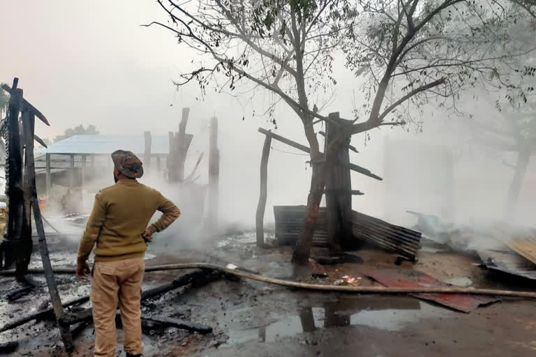 massive fire at howrahghat tiniali diphu