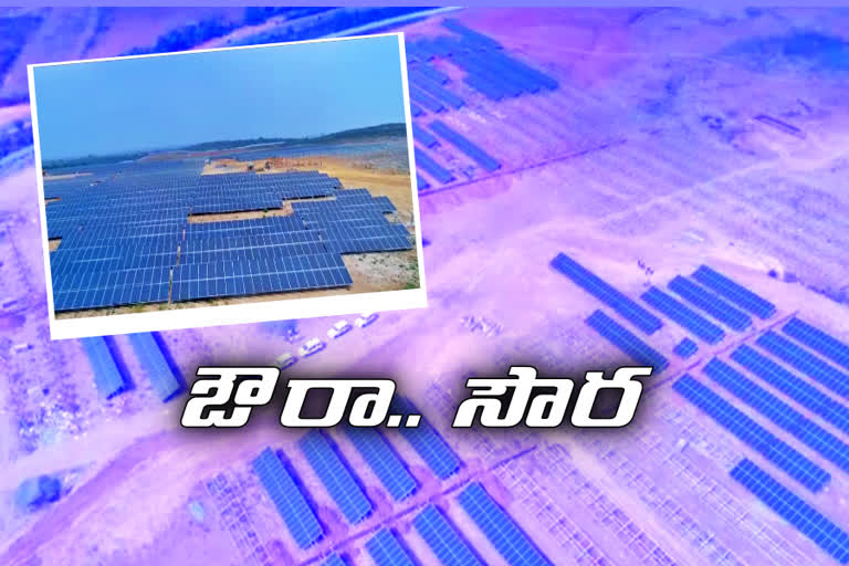 solar power usage in telangana is gradually increasing