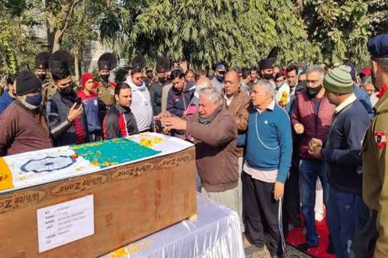 Colonel Rishabh Sharma Last rites