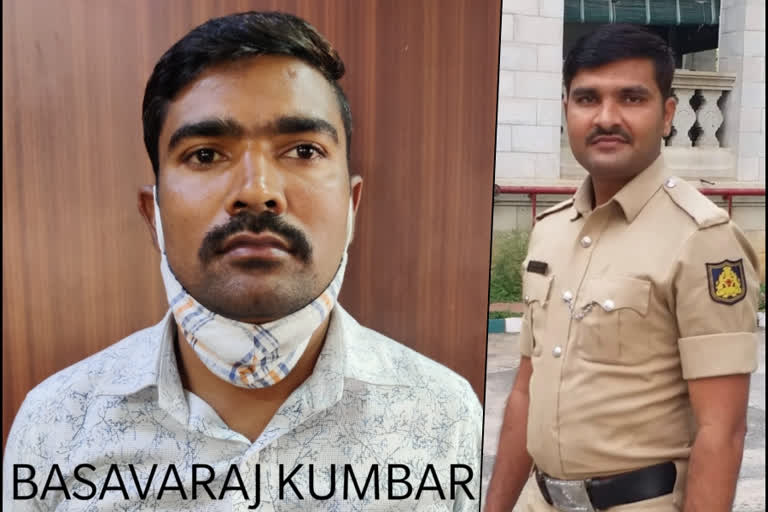 constable arrested on FDA exam paper leak case  FDA exam paper leak case  constable arrested  FDA exam paper leak case  ಎಫ್​ಡಿಎ ಪ್ರಶ್ನೆಪತ್ರಿಕೆ ಸೋರಿಕೆ ಪ್ರಕರಣ  ಬೆಂಗಳೂರು  ಕಾನ್​ಸ್ಟೇಬಲ್ ಬಂಧನ  ಎಫ್​ಡಿಎ ಪ್ರಶ್ನೆಪತ್ರಿಕೆ ಸೋರಿಕೆ ಪ್ರಕರಣ  bangalore news