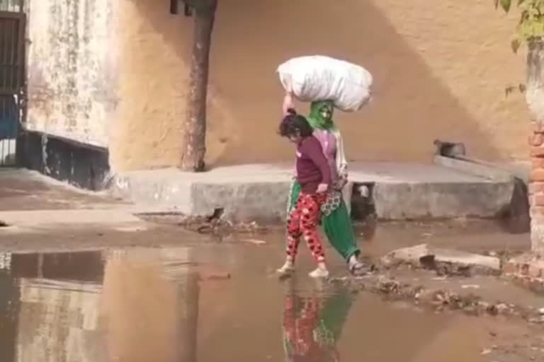 Hiranki village Waterlogging